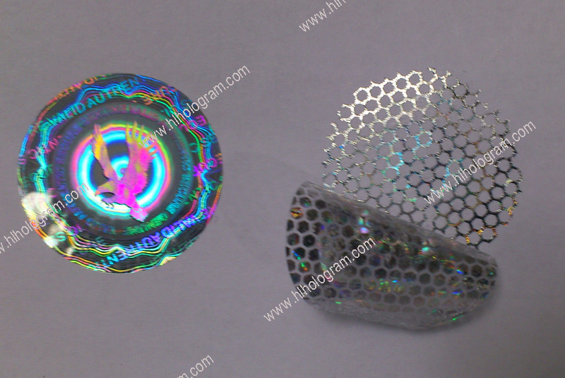 hologram sticker photo