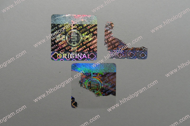 hologram sticker photo