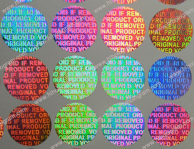 hologram sticker photo