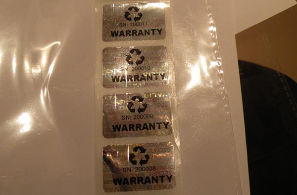 hologram sticker photo