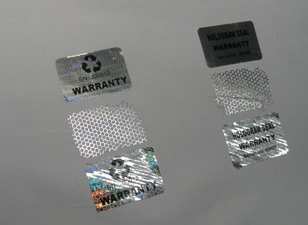 hologram sticker photo